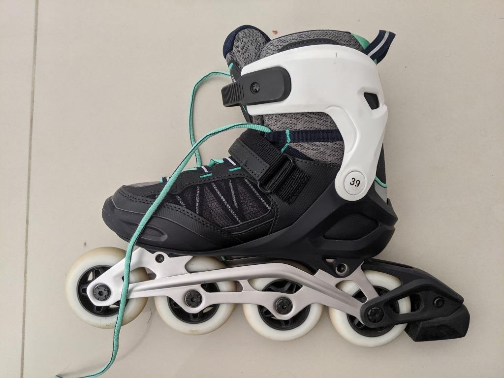 Oxelo rollerblades + protection, Sports Equipment, Sports & Games