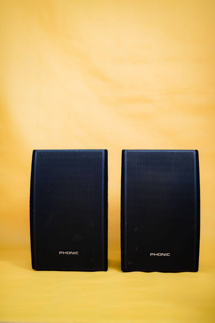 PA System Complete Set (Mixer, Speaker, Equalizer, Wireless Microphone, Power Amplifier), Audio