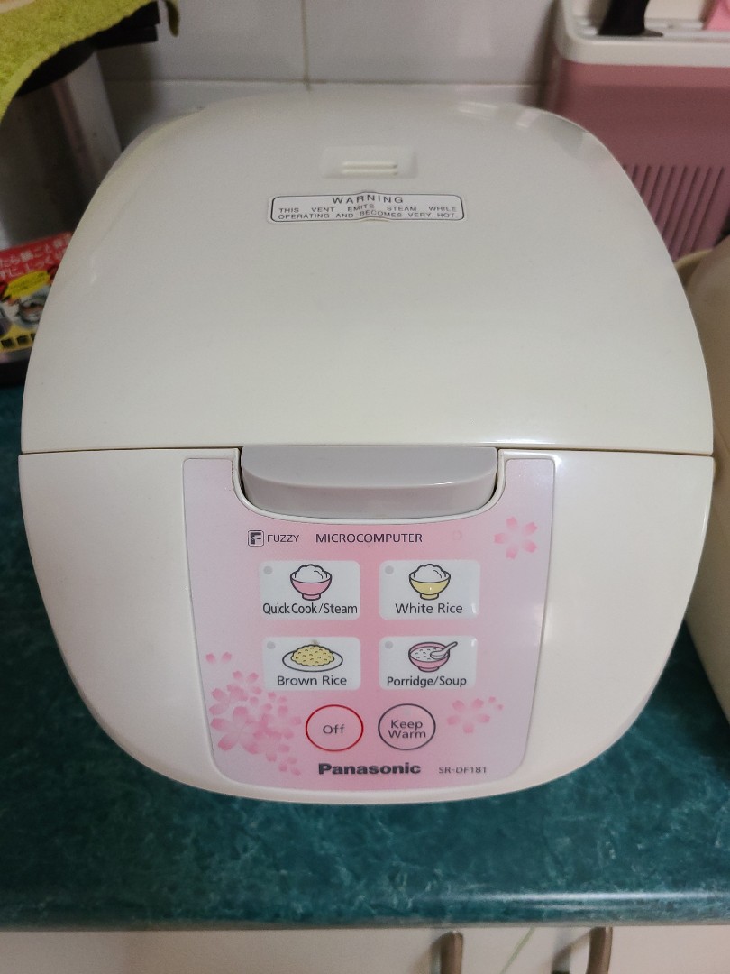 Panasonic Rice Cooker SRDF181, TV & Home Appliances, Kitchen