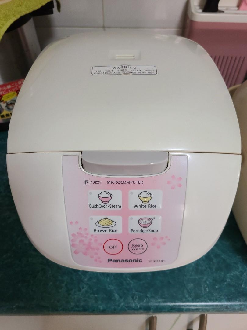 Panasonic Rice Cooker SRDF181, TV & Home Appliances, Kitchen