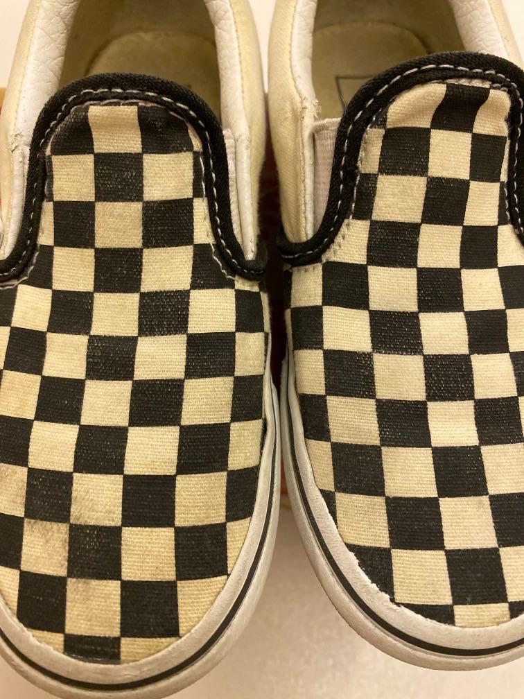 Checkerboard vans sales size 3