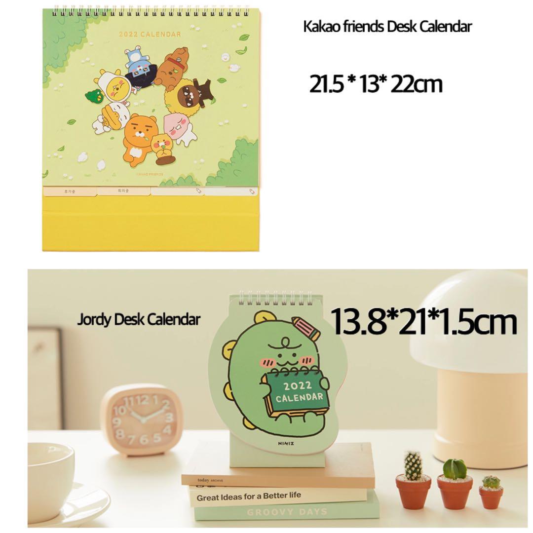 [PO] Kakao Friends 2022 Calendars/Planners, Hobbies & Toys, Stationery