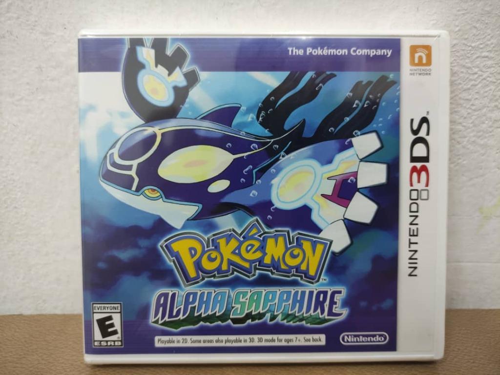 Pokemon Alpha Sapphire 3DS NDS Nintendo DS NTSC USA Rare Video