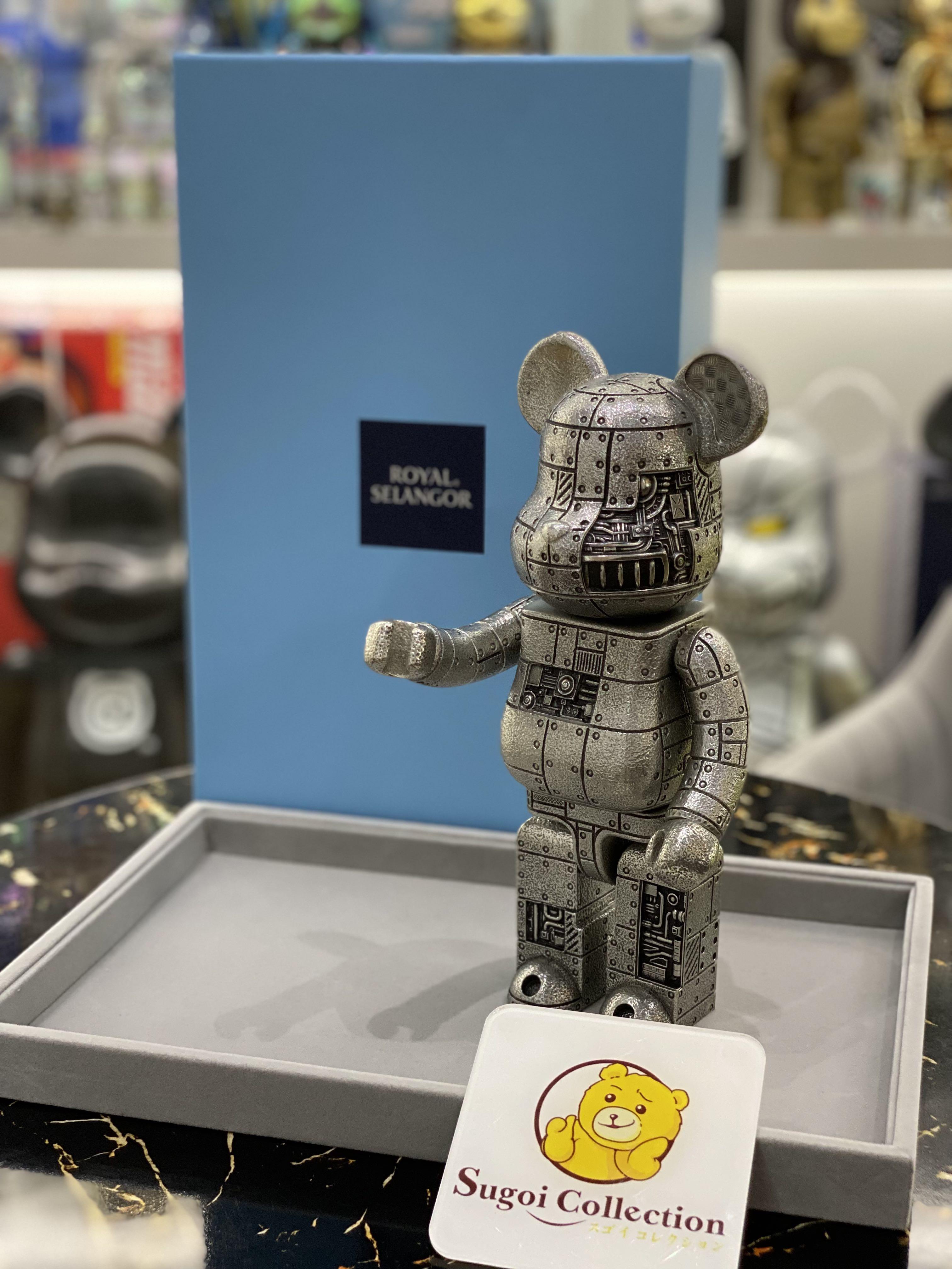 [Pre-Order] BE@RBRICK x Royal Selangor Steampunk 400% Iron Bright Ver.  bearbrick