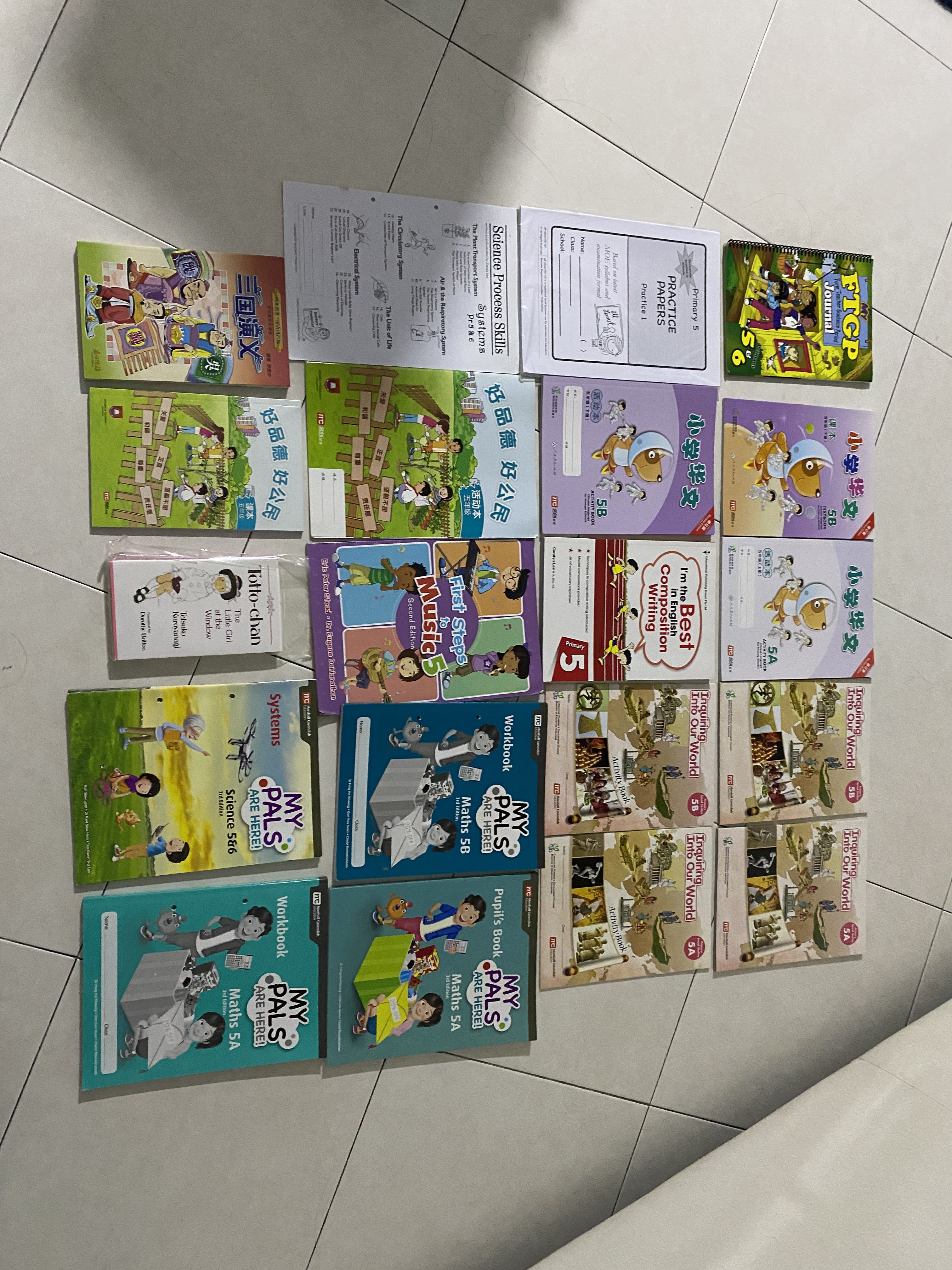 Primary 5 school books ., Hobbies & Toys, Books & Magazines, Textbooks ...