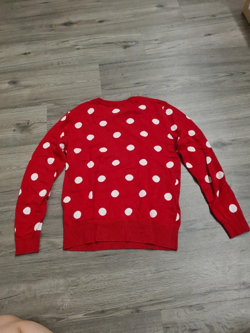 Red Polka Dot sweater