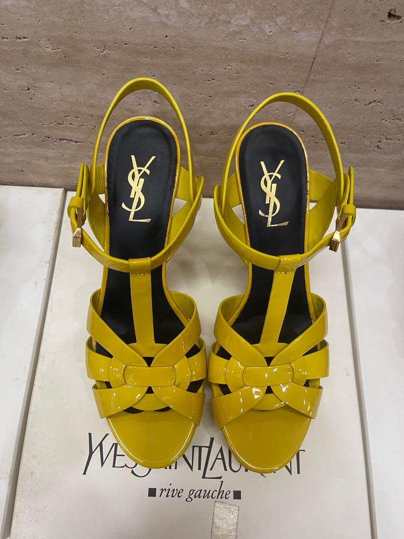 Yellow ysl clearance heels