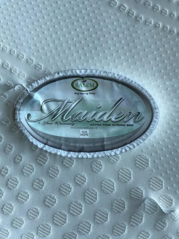 Salem Maiden II Mattress with pillow top Queen Size + Bed Frame