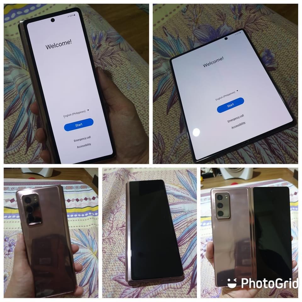 Samsung Galaxy Fold 2 (Category: Samsung) located in Pasig City. Submitted by k8s_charm_est.2021 (Listing ID 1121348423, Image 2). Description: Globe locke almost new.