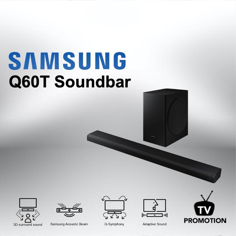 SAMSUNG Q60T SOUNDBAR [HWQ60T], Audio, Soundbars, Speakers