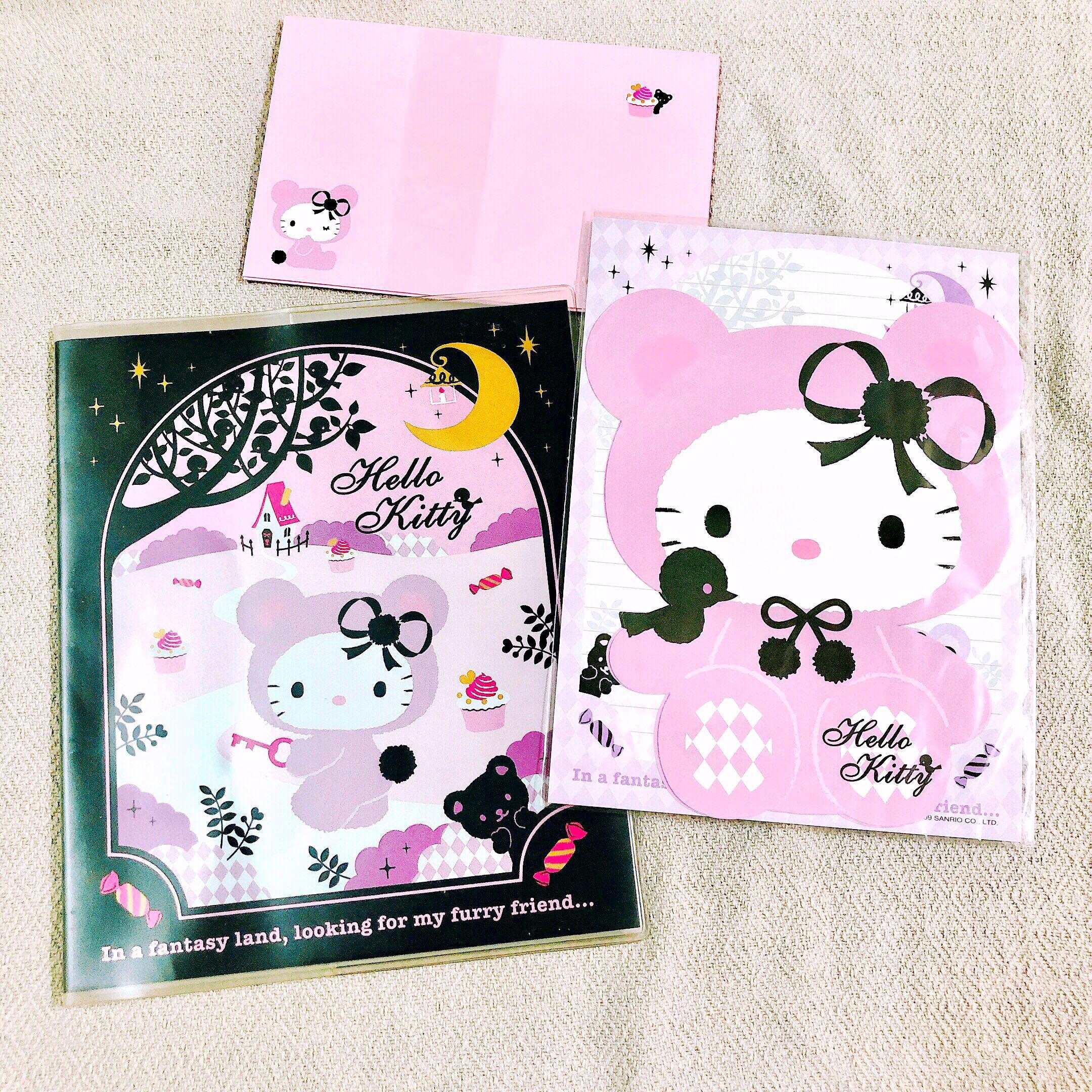 Sanrio Hello Kitty Letter Paper Envelope And Case Folder Set Hobbies And Toys Stationery And Craft