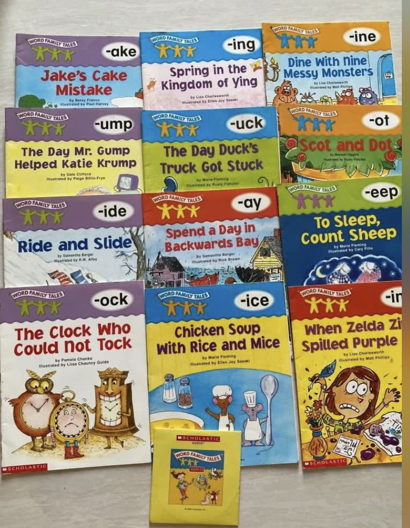 Scholastic word family tales (12 books), Hobbies & Toys, Books ...