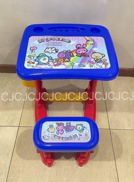 Startoys Mini First Kiddie Desk Table and Chair for Kids Study Table