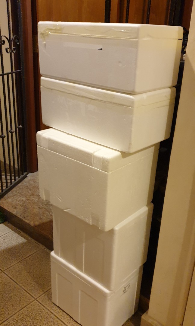 Styrofoam icebox, Furniture & Home Living, Home Improvement