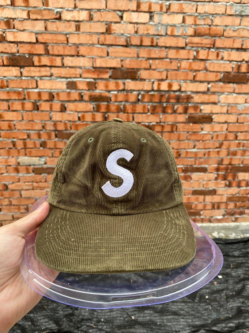 Supreme corduroy hat sale s logo