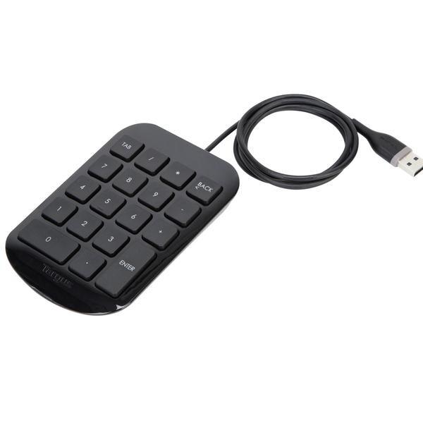 Targus AKP10 USB Numeric Keypad 黑色數字鍵盤(全新，2年保養), 電腦