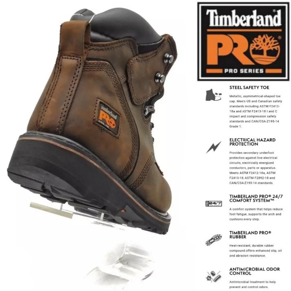 Timberland PRO Pit Boss Steel Toe Safety Boots UK 12 6