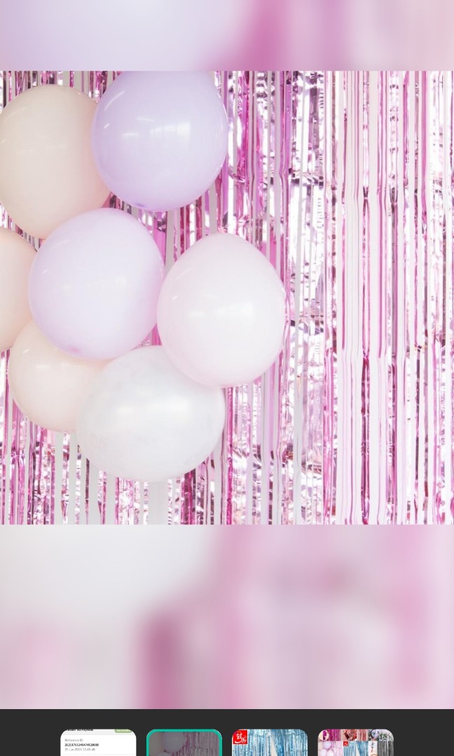 Tinsel backdrops, Hobbies & Toys, Stationery & Craft, Occasions & Party