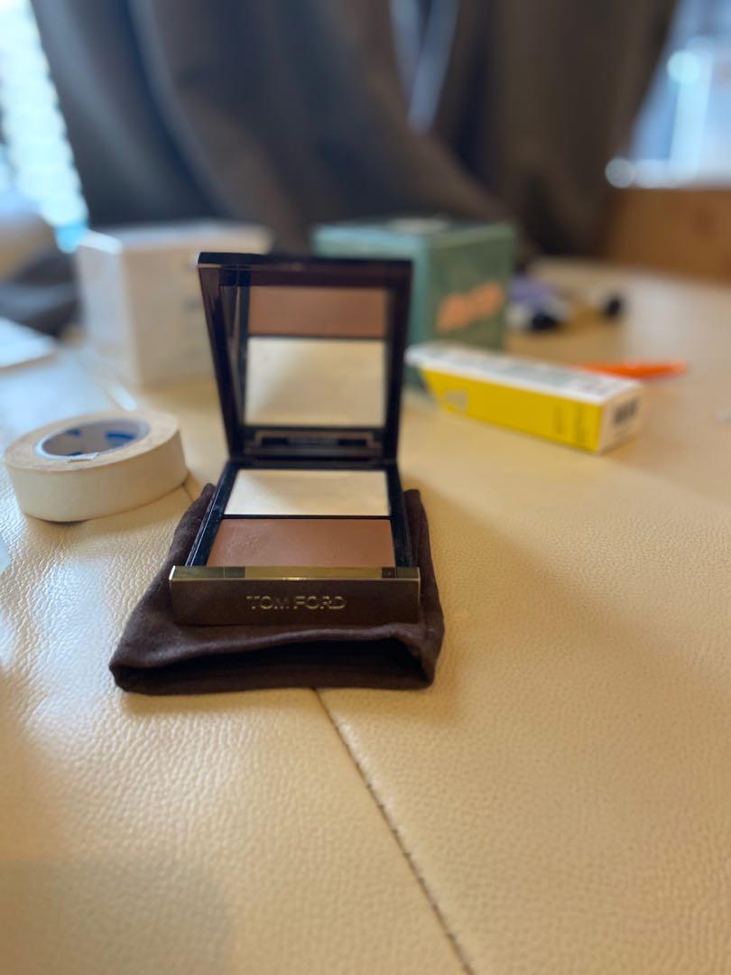 Tom Ford shade and illuminate face palette 01 intensity one/ bronzer and  highlighter , Beauty & Personal Care, Face, Makeup on Carousell