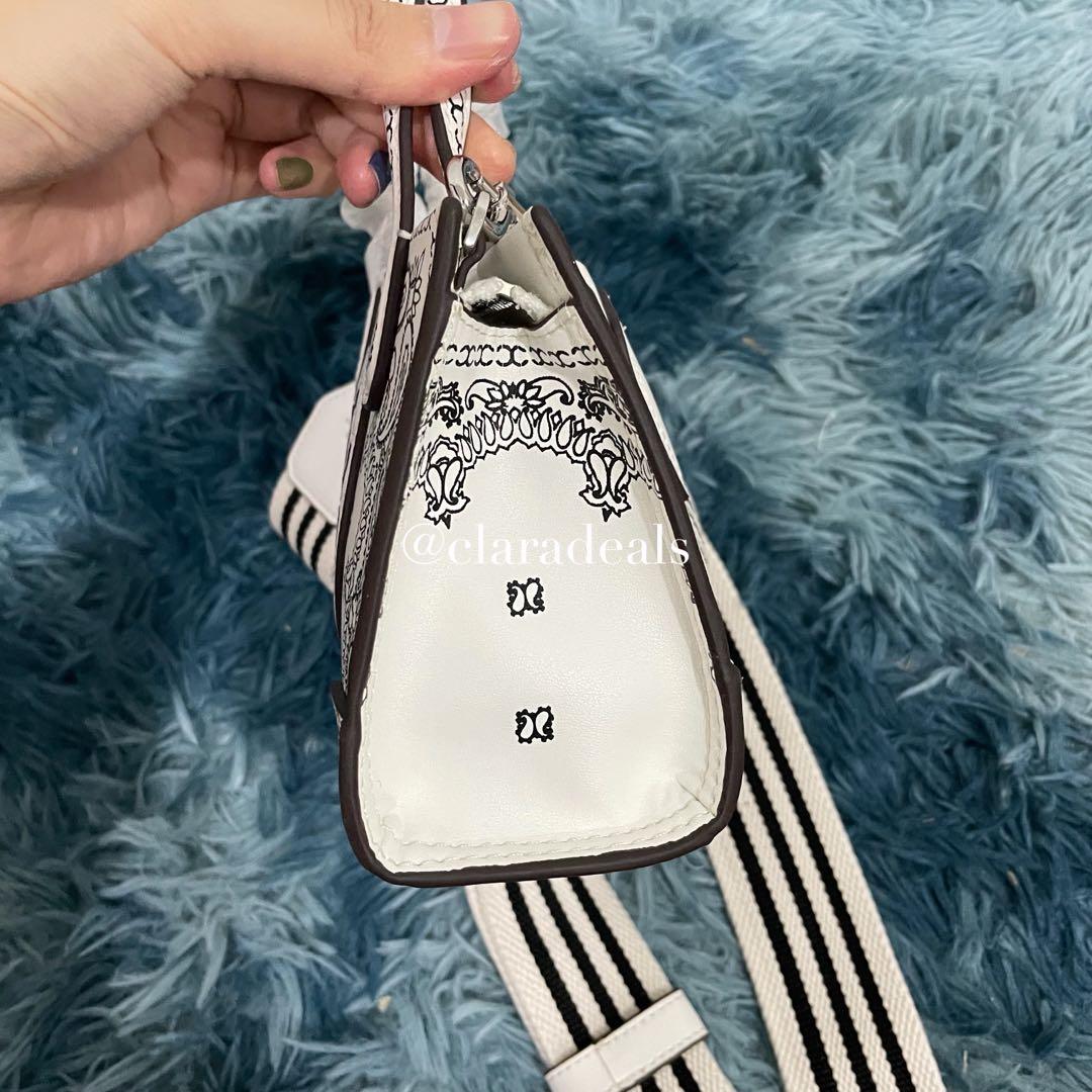 Tory burch 2025 white bandana bag