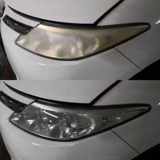Toyota Estima Previa Headlight Restoration Polish