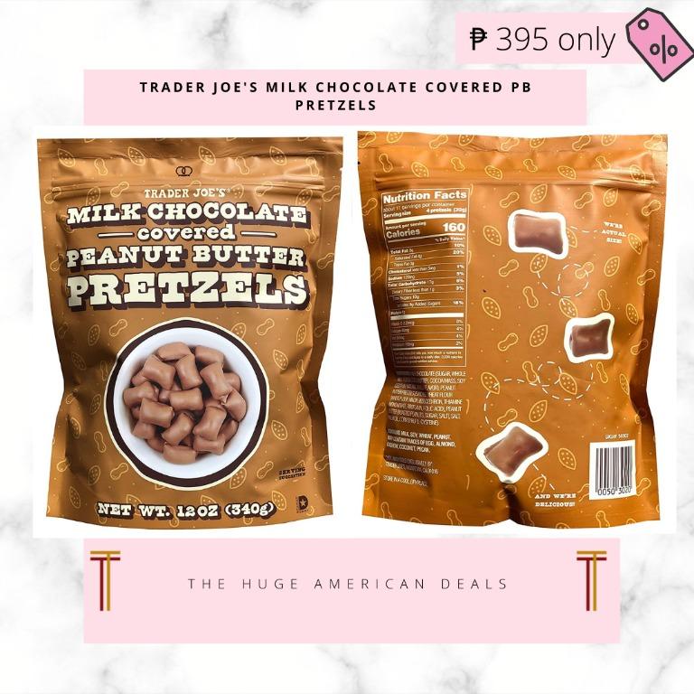 Trader Joe's Peanut Butter Filled Milk Chocolate Covered Pretzel, Food