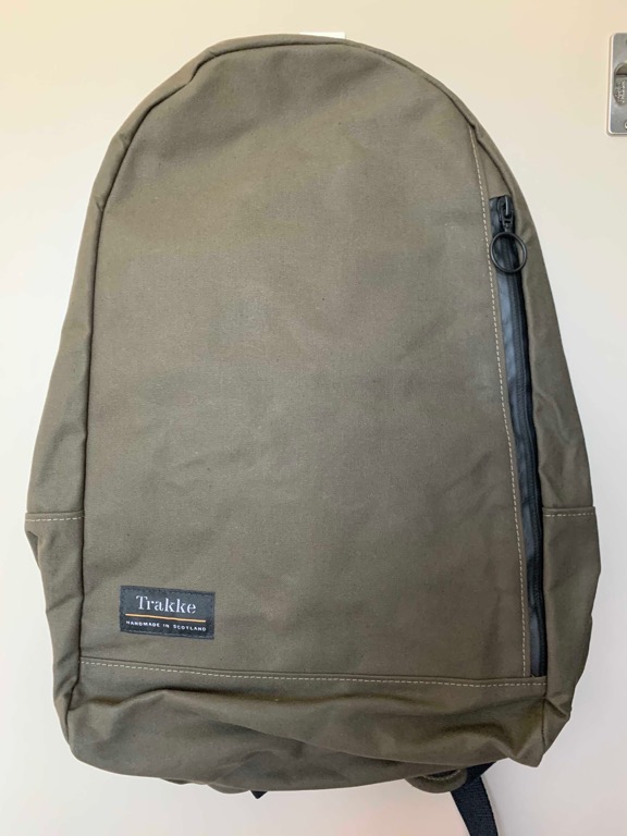 Trakke Fingal waxed canvas backpack in Olive NWOT Men s Fashion