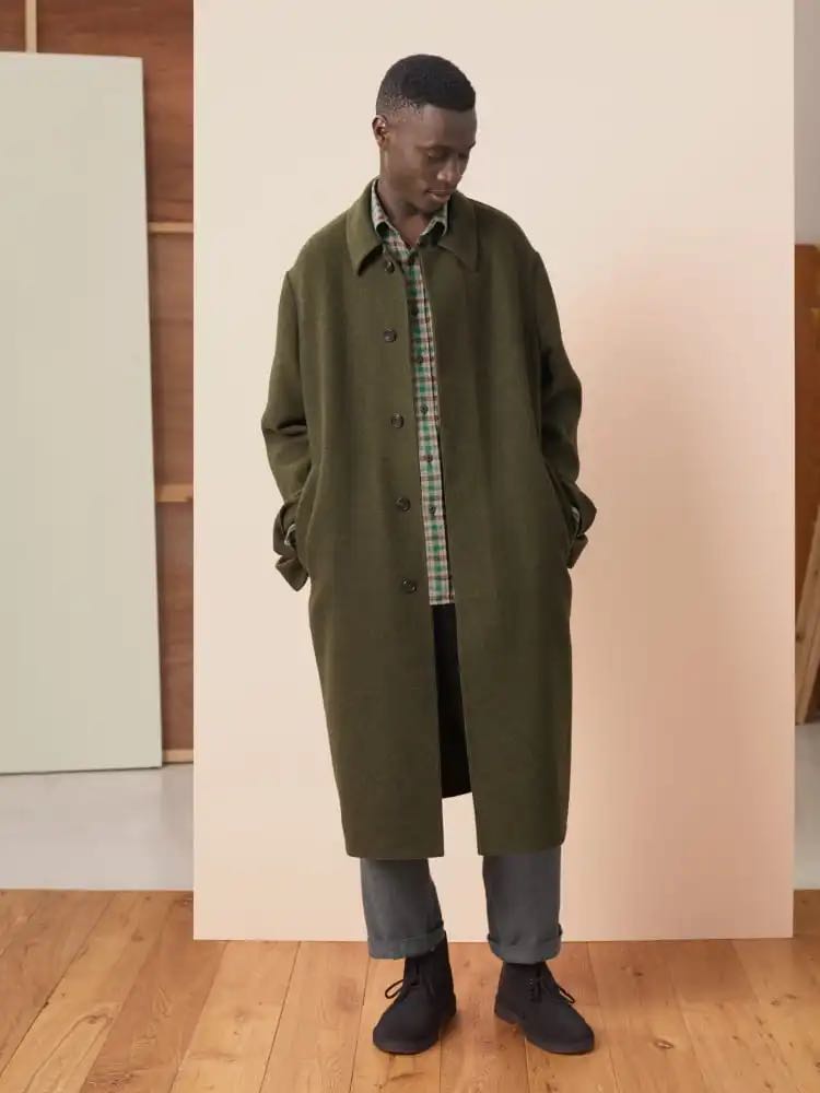 JW Anderson X Uniqlo  Double Face Belted Coat