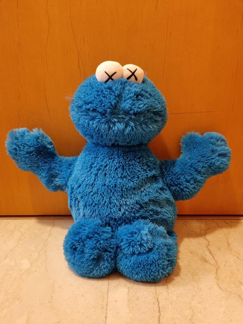 KAWS Sesame Street Uniqlo Cookie Monster Plush Toy RARE  eBay