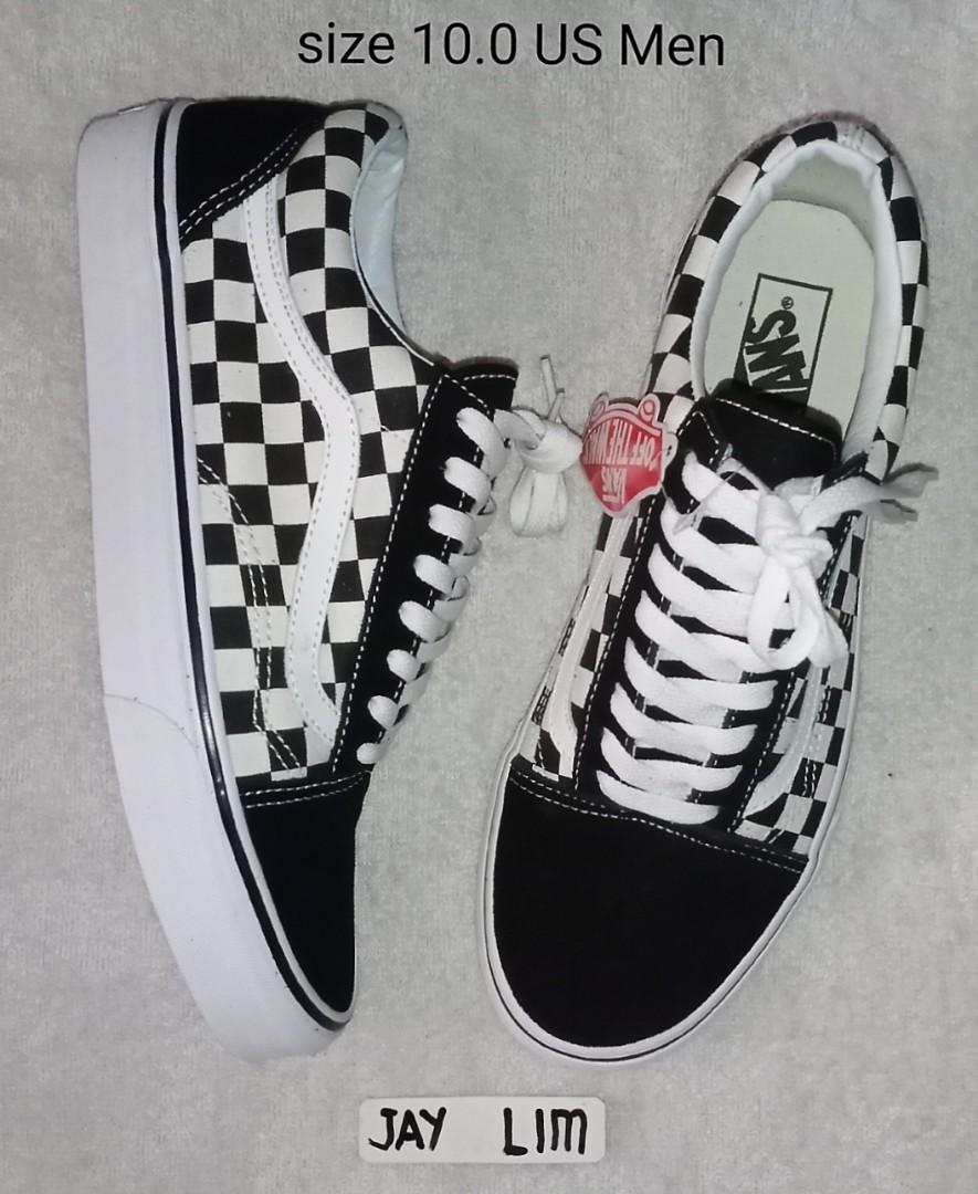 Vans OS Primary Checkerboard Black White