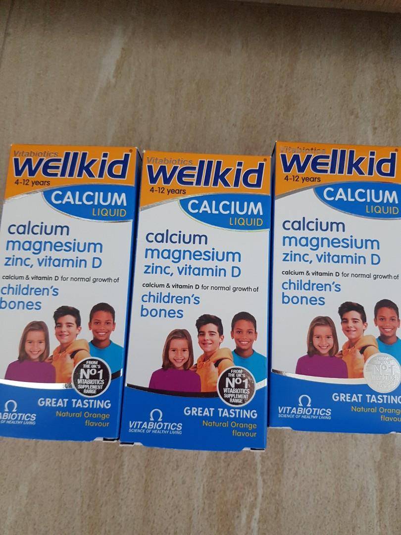 Vitabiotics Wellkid Calcium Health Nutrition Health Supplements Vitamins Supplements On Carousell