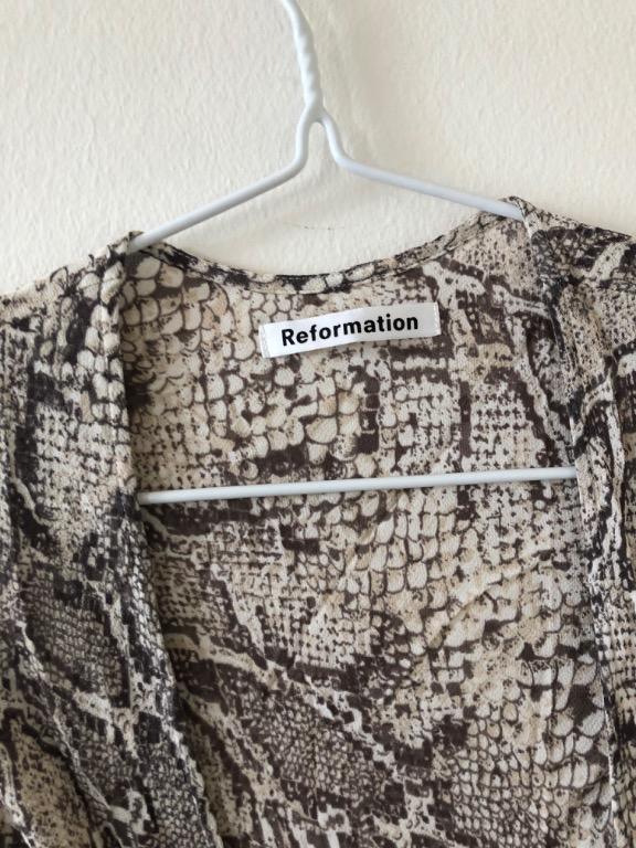 Jaz dress cheap reformation