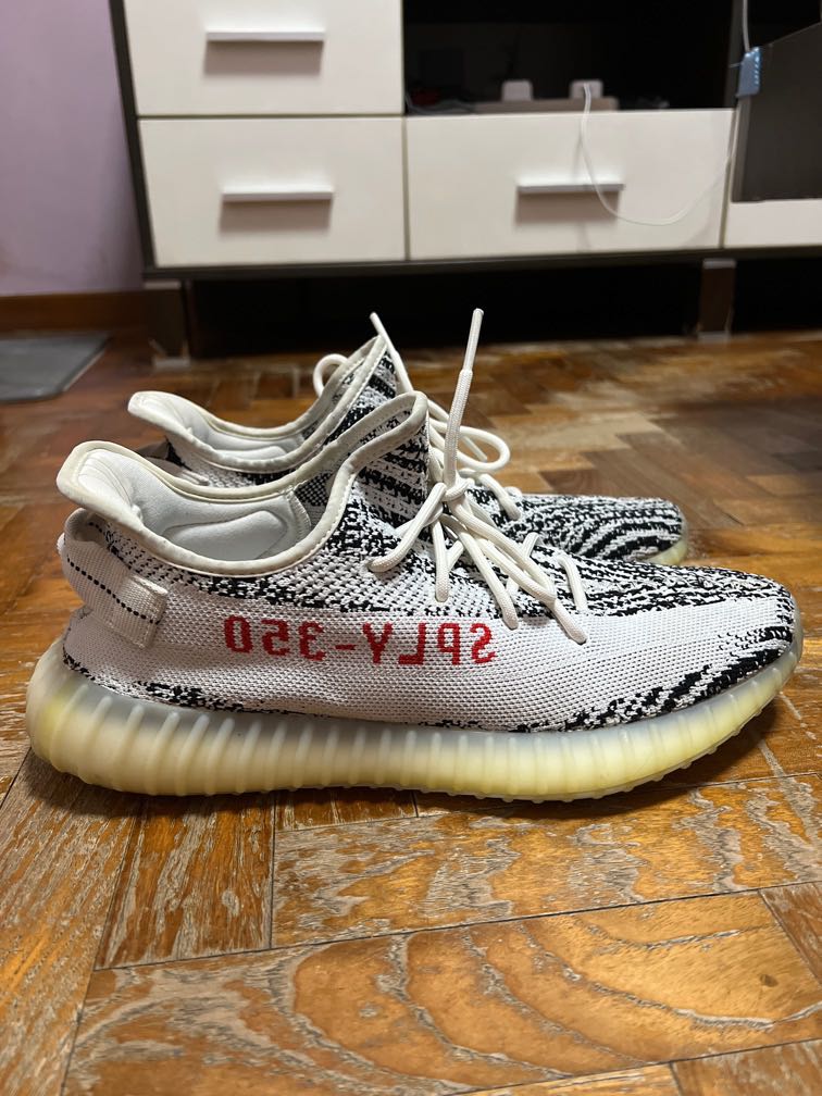 Yeezy Boost 350 V2 Zebra Men s Fashion Footwear Sneakers on