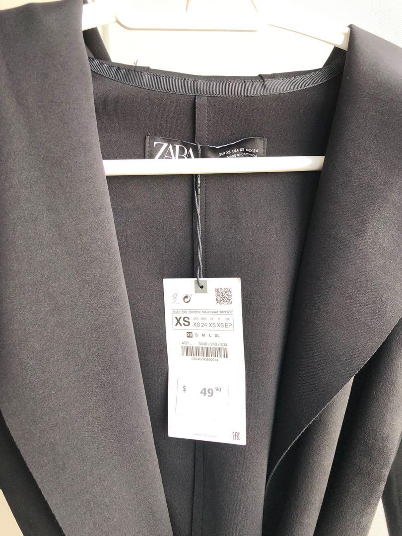 Hooded store coat zara
