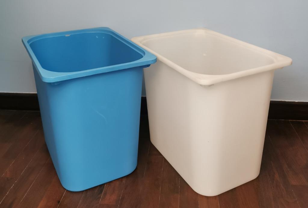 Blue on sale trofast bins