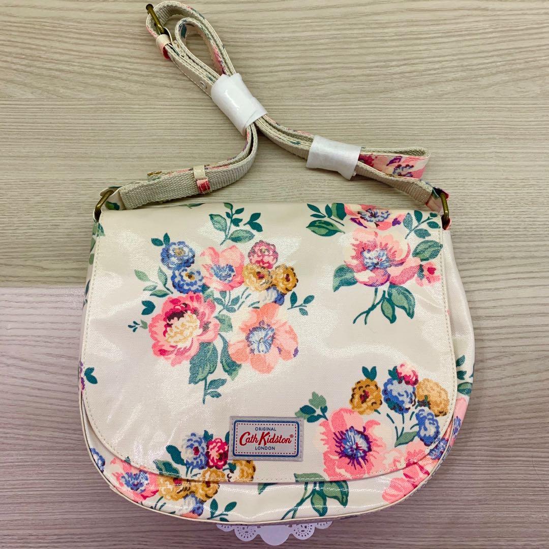 80 OFF Cath Kidston White Floral Crossbody Bag