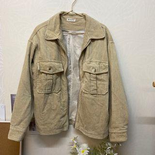二手 燈芯絨外套 有厚度