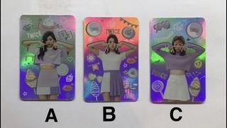 全新 Twice TT三輯 閃卡 子瑜 彩瑛 娜璉