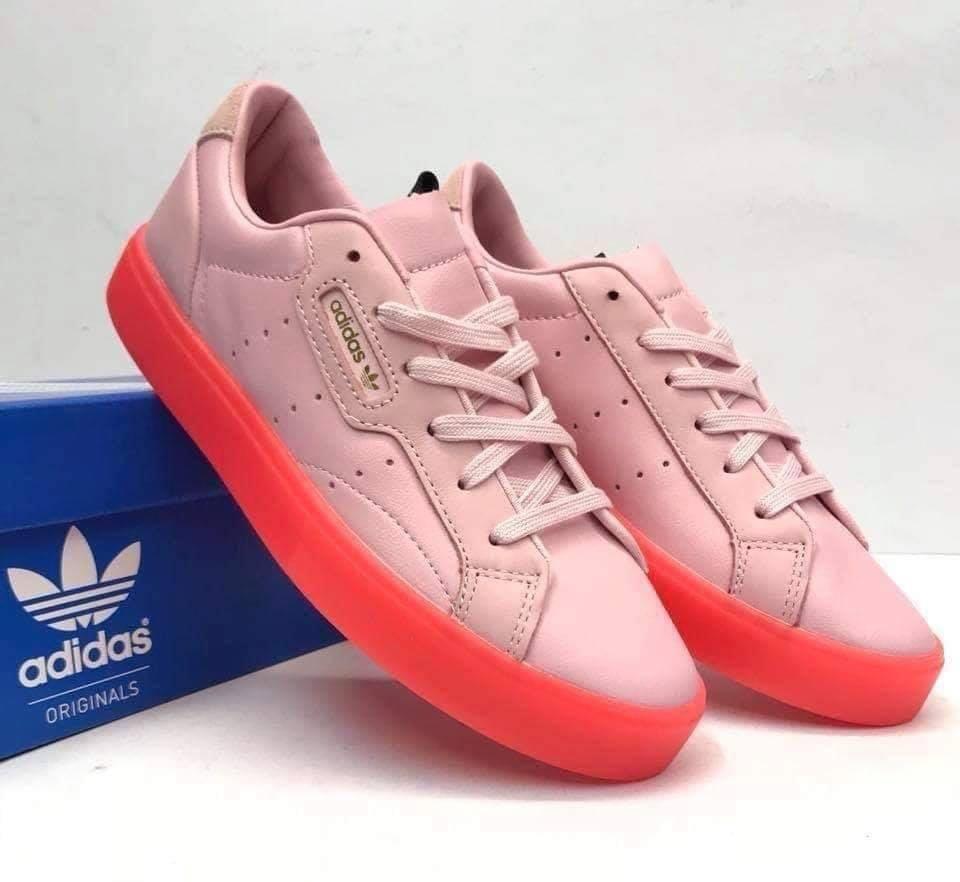 Adidas Sleek Women pink Women s Fashion Footwear Flipflops