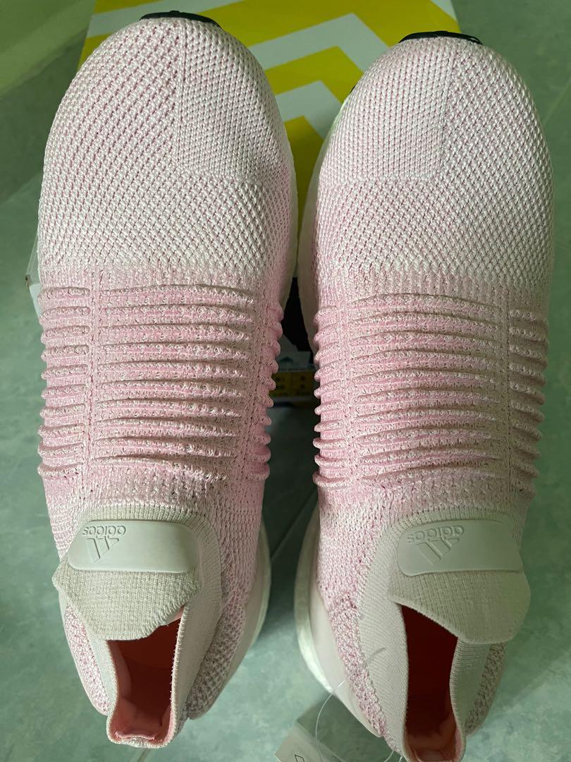 Adidas ultra boost laceless pink clearance