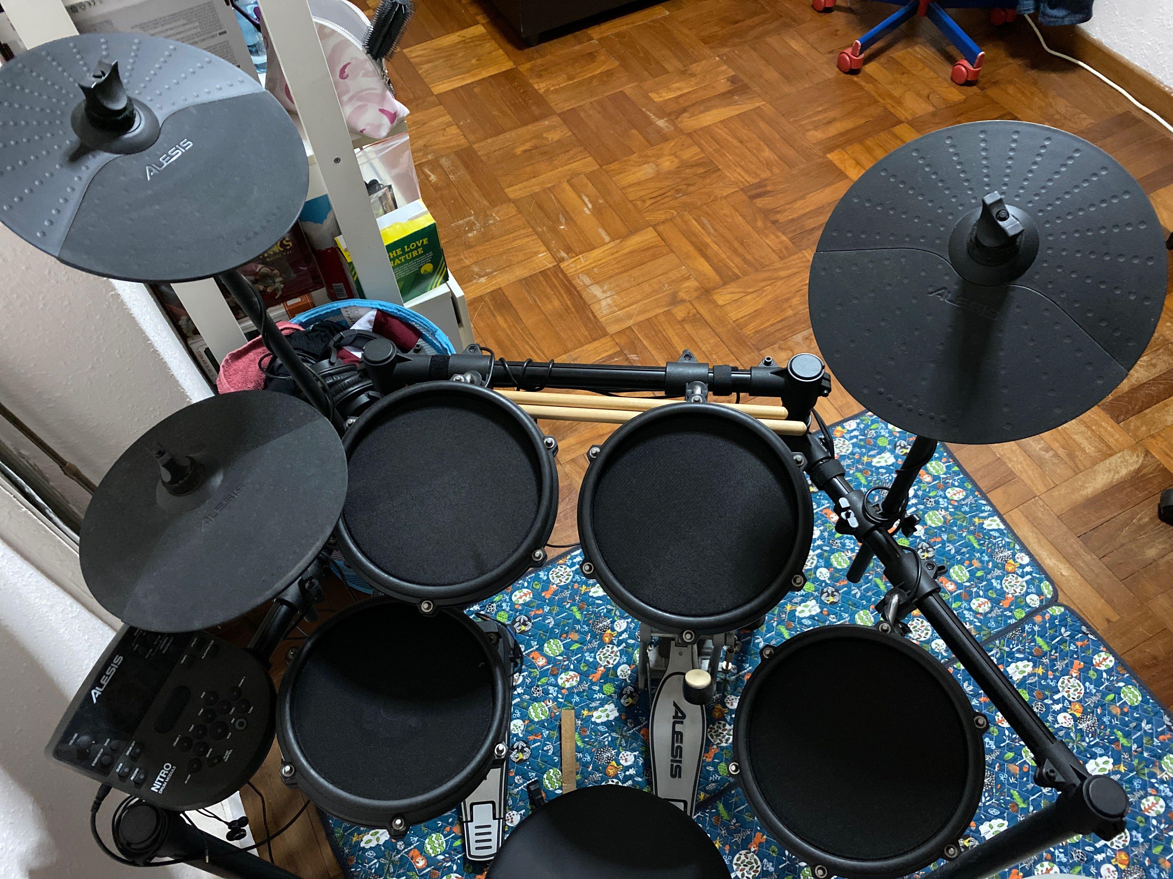 Alesis NITRO Drum Set, Hobbies & Toys, Music & Media, Musical