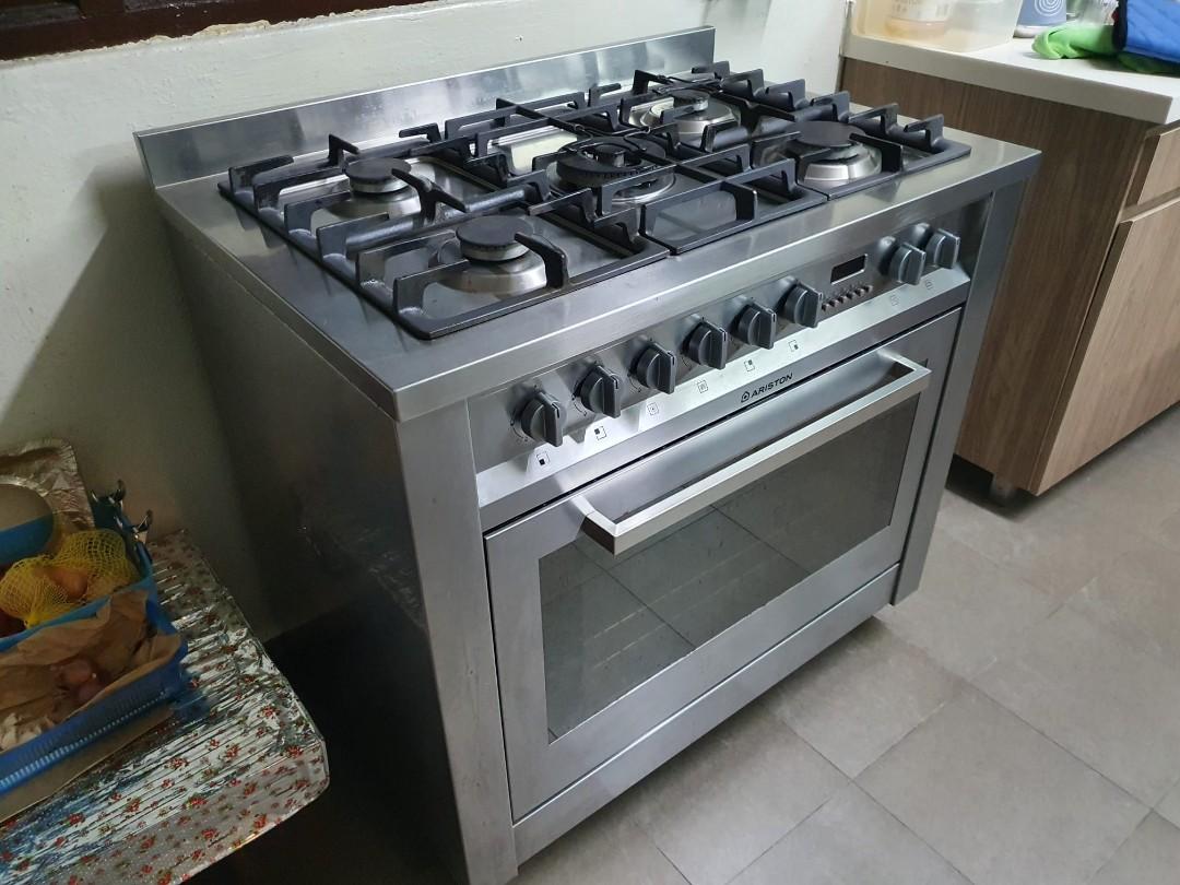 Ariston 5 Burner Stove with Oven, TV & Home Appliances, Kitchen