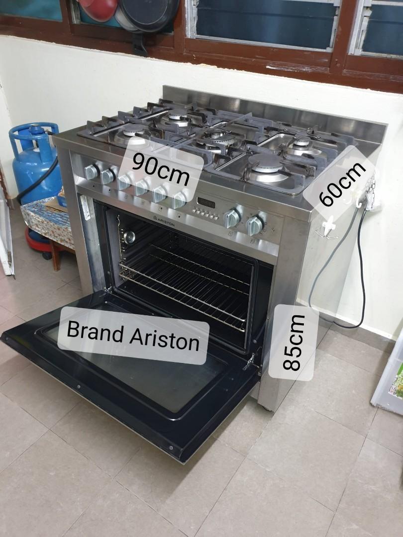 Ariston 5 Burner Stove with Oven, TV & Home Appliances, Kitchen