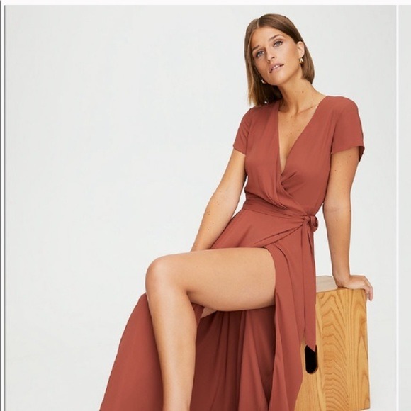 Aritzia babaton wrap dress sale
