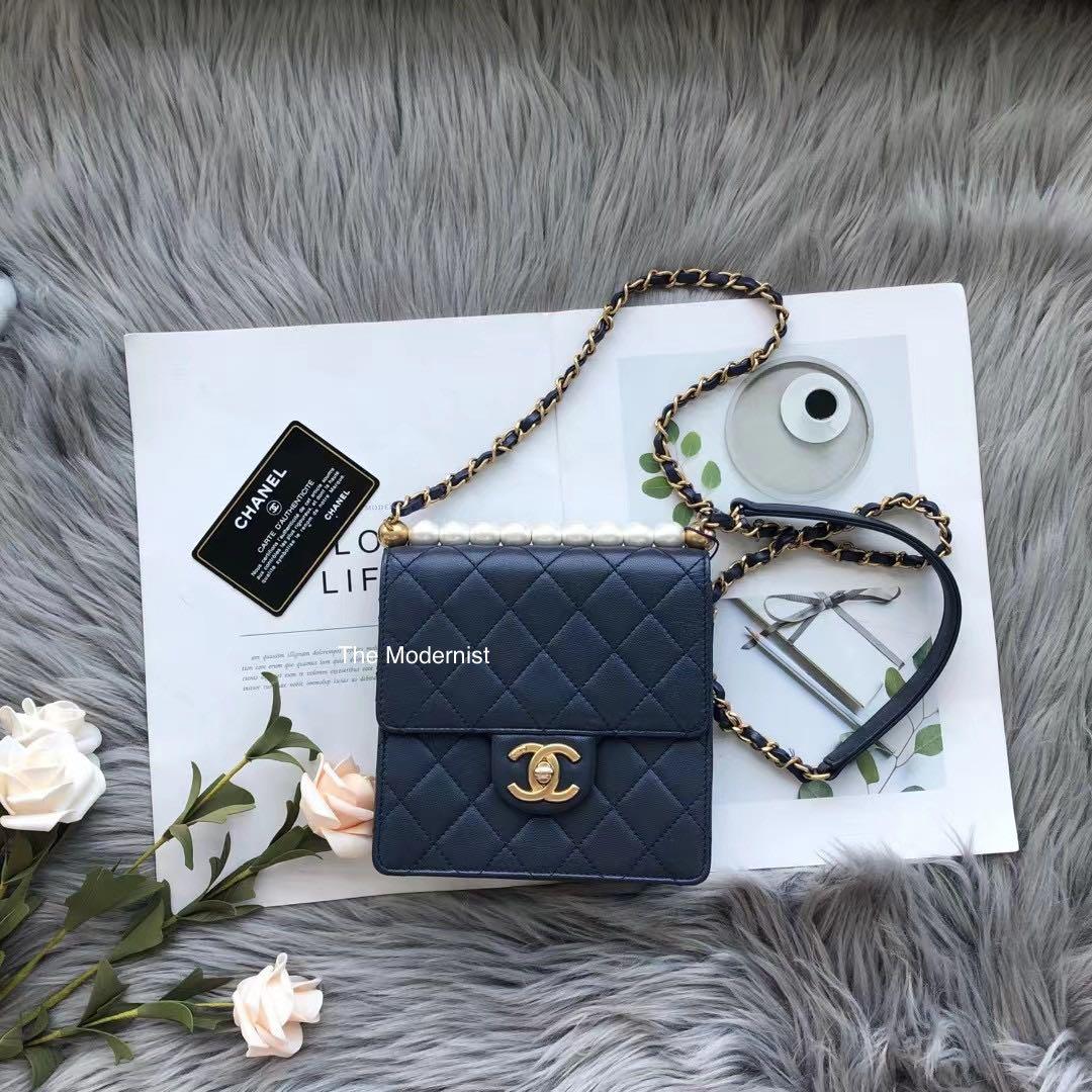 Chanel Gabrielle clutch on chain, Luxury, Bags & Wallets on Carousell