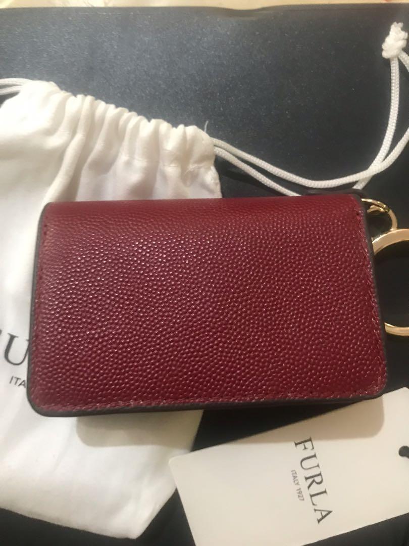 Authentic Furla coin purse and key holder, Luxury, Bags & Wallets on