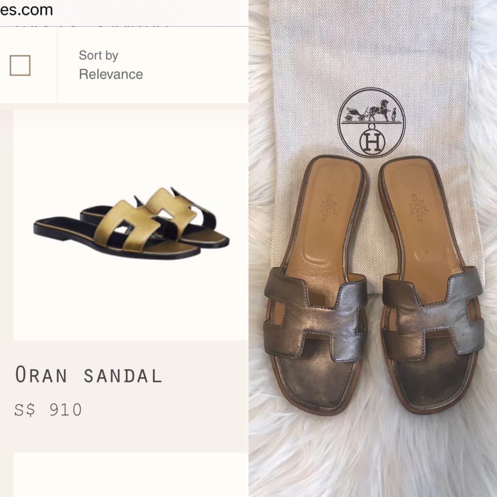 original hermes slippers price
