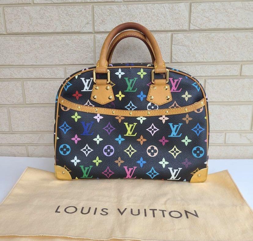 Authentic Louis Vuitton Trouville Black Monogram Multicolor Bag, Luxury,  Bags & Wallets on Carousell