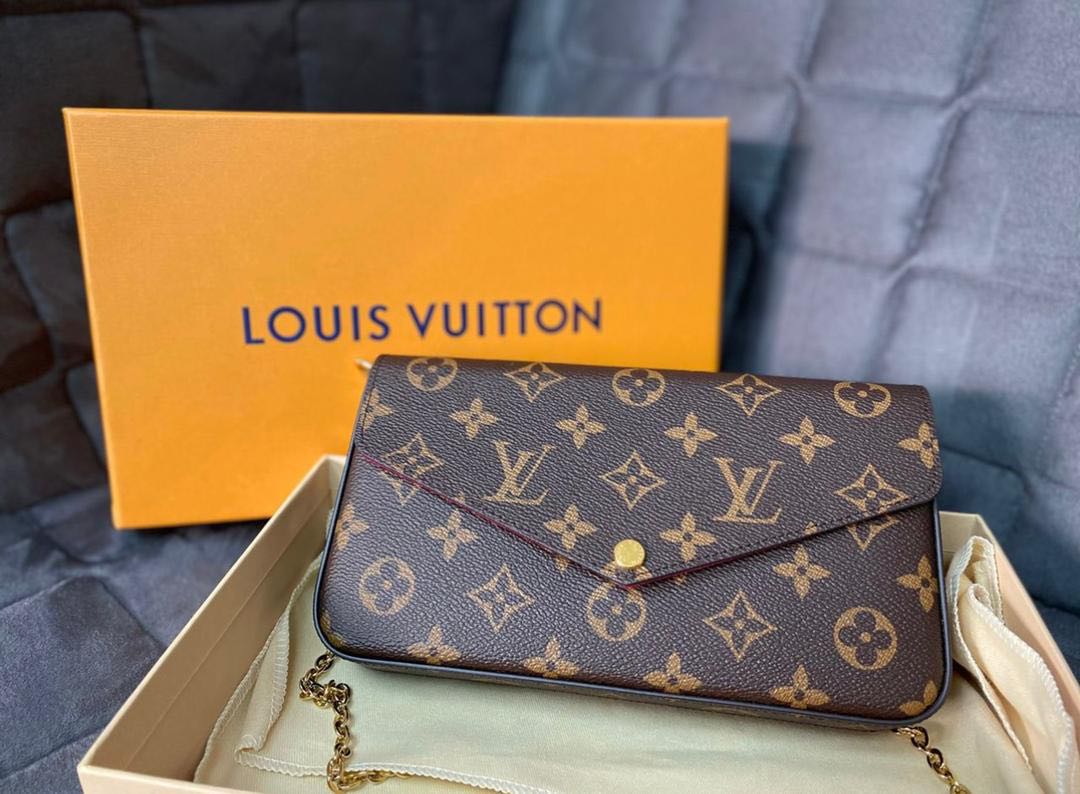 Authentic Louis Vuitton Limited Edition Damier Ebene Studs Felicie