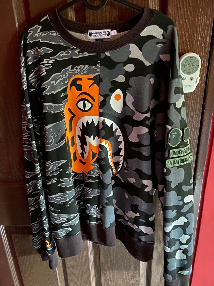 Bape x hotsell undefeated tiger shark